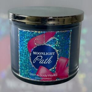NEW! Bath & Body Works Moonlight Path Scented 3 Wick Candle Large 14.5 OZ